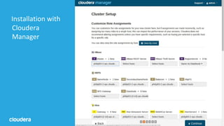 40© Cloudera, Inc. All rights reserved.
Installation with
Cloudera
Manager
 