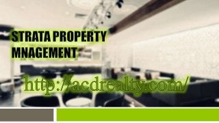 Strata Property Management