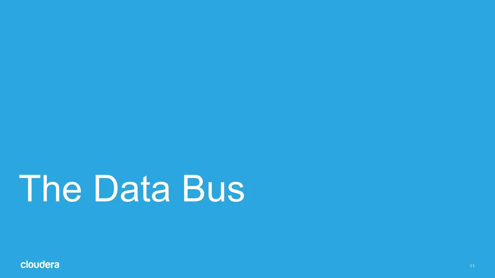 11
The Data Bus
 