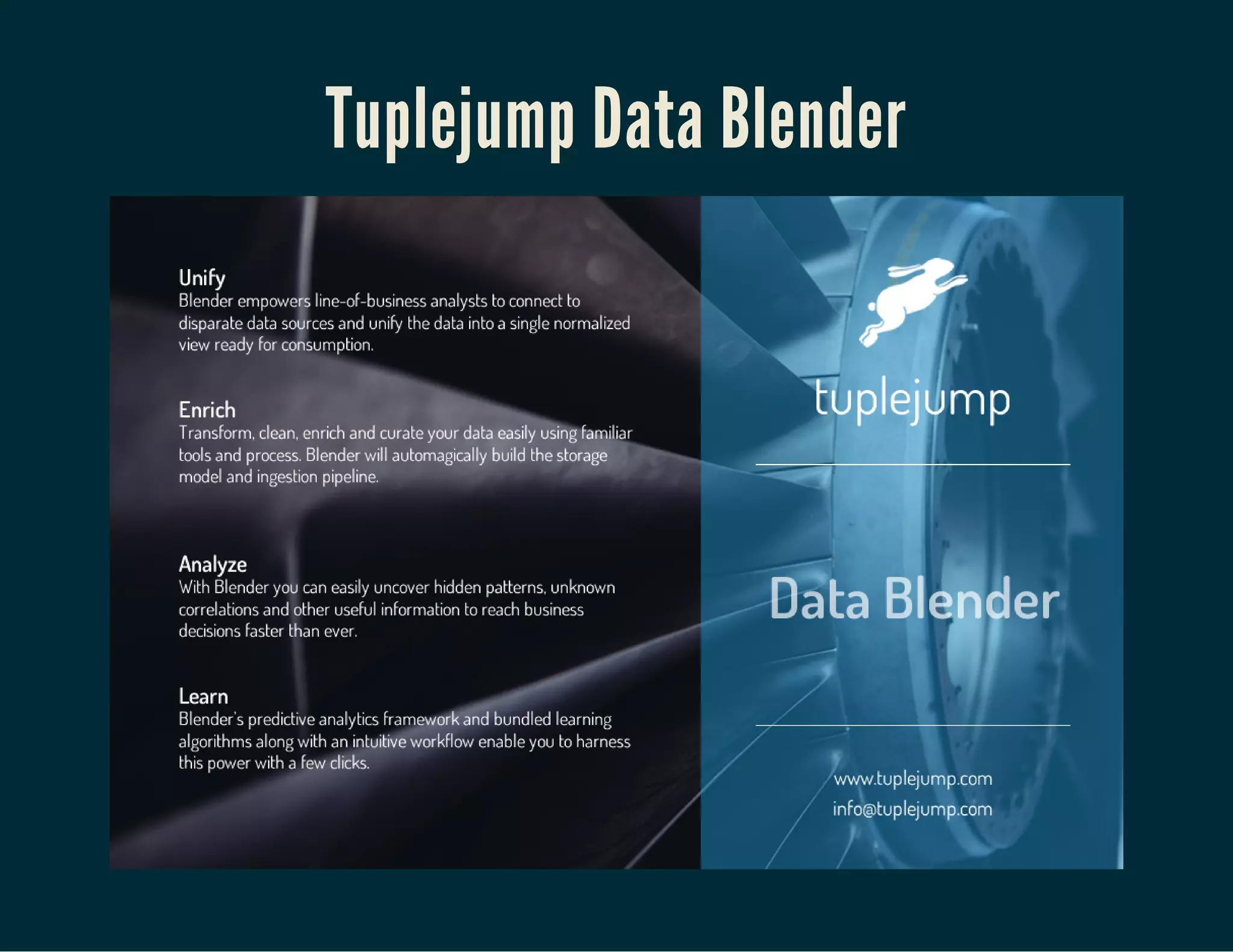Tuplejump Data Blender
 