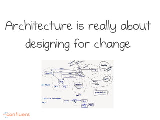 Architecture is really about
designing for change
 