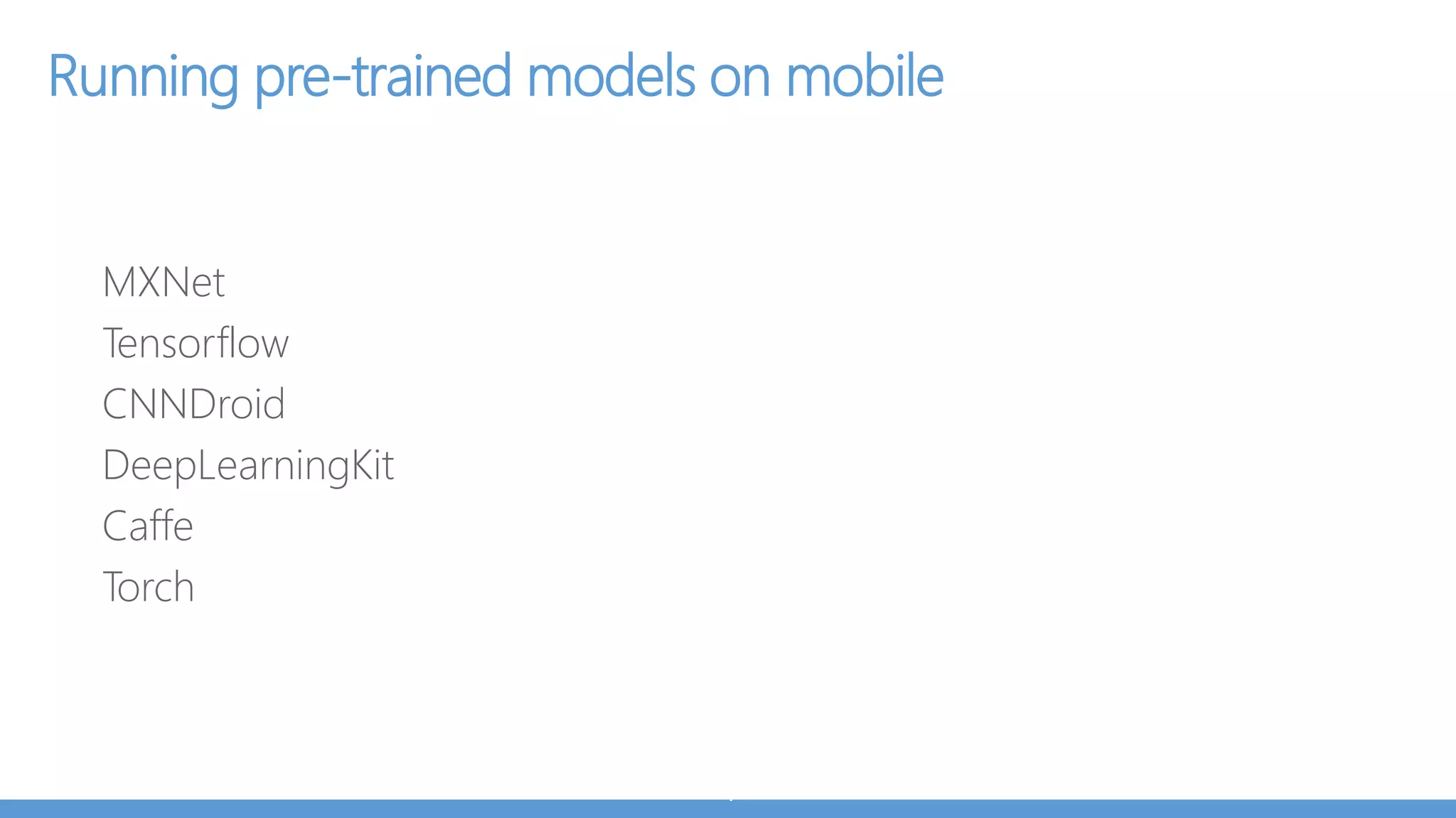 Building a DL App in 1 day
 
