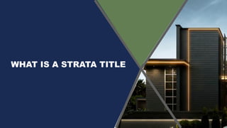 STRATA TITLE VS MASTER TITLE POWERPOINT PRESENTATION | PPT