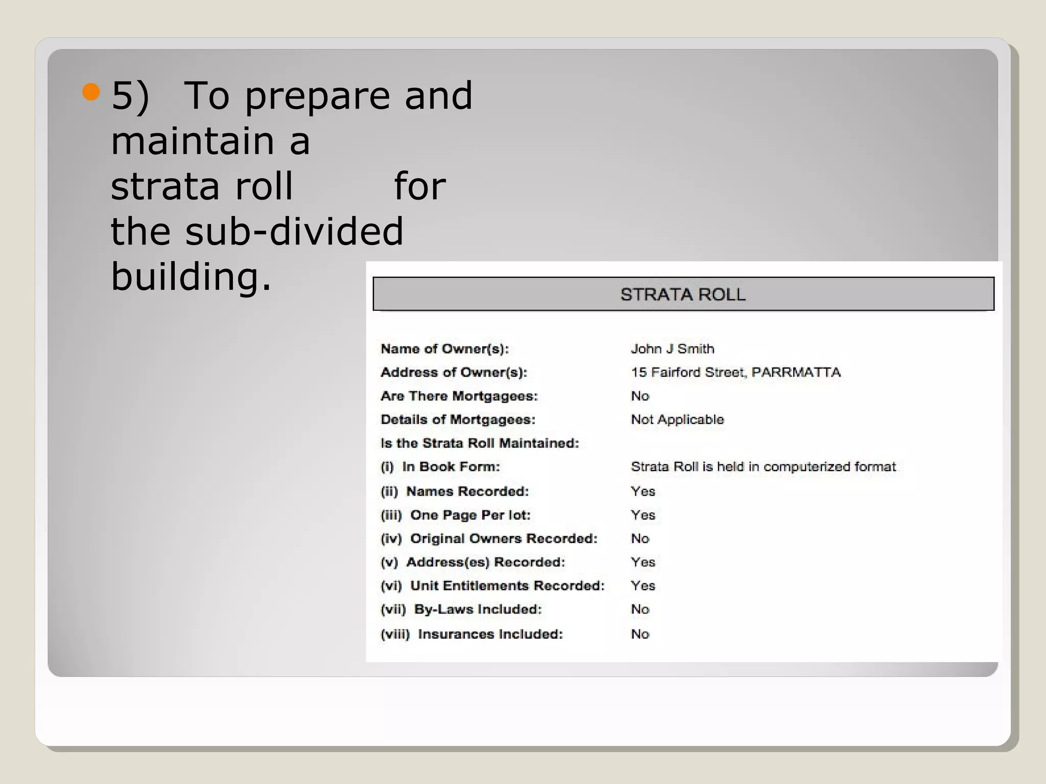Strata titles | PPT