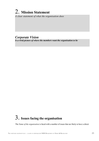 The Strategic Business Plan