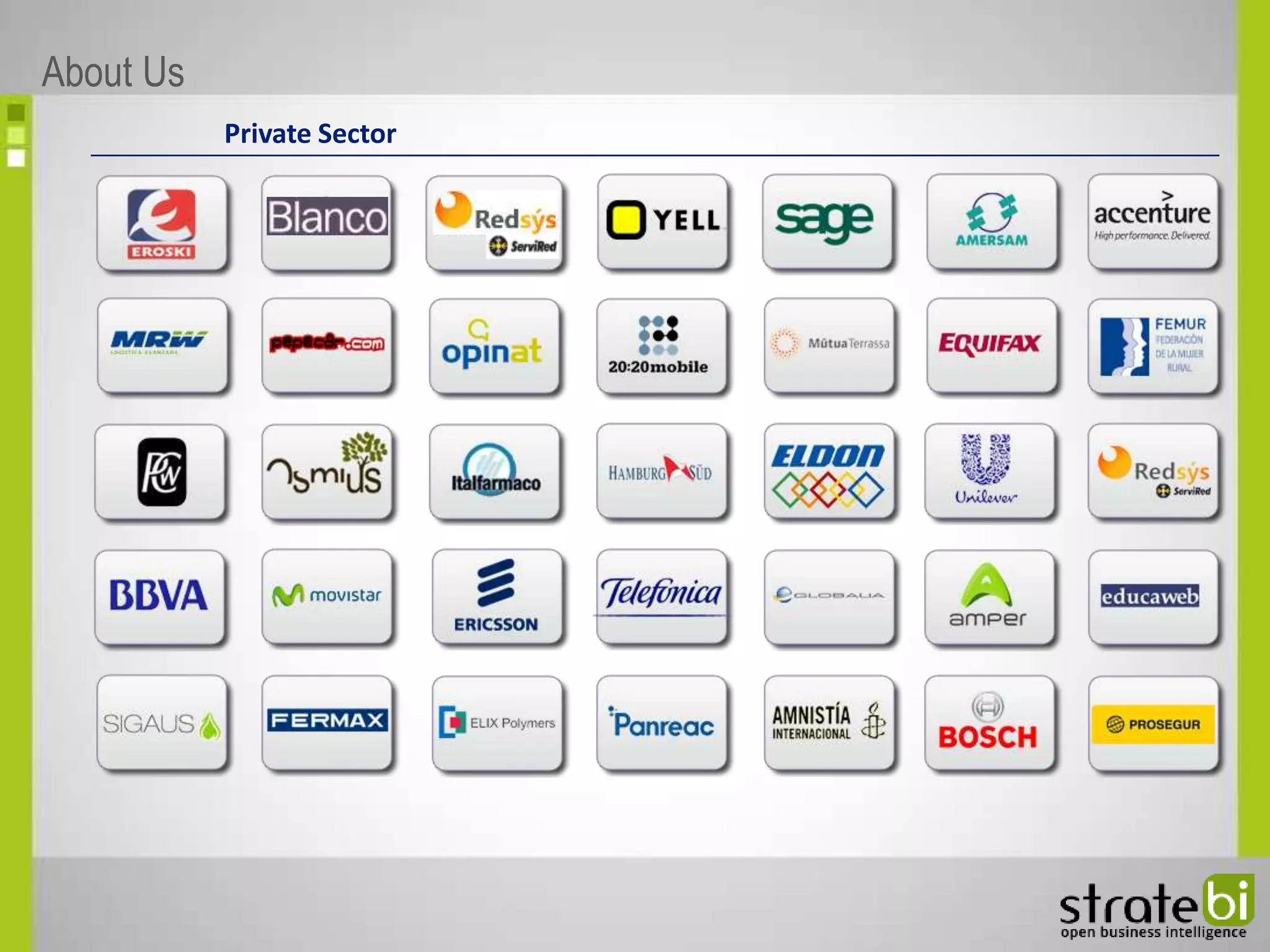 Private Sector
About Us
 