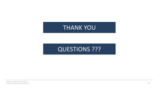 INSERT LOGO OR CO. NAME -
VIEW>MASTER>SLIDE MASTER
THANK YOU
QUESTIONS ???
59
 