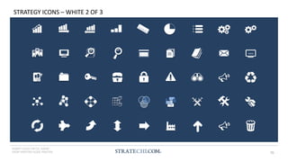 INSERT LOGO OR CO. NAME -
VIEW>MASTER>SLIDE MASTER 70
$
WWW.
1.
2.
3.
STRATEGY ICONS – WHITE 2 OF 3
 