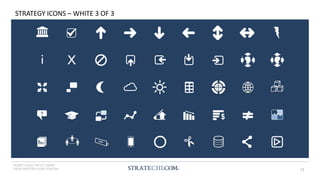 INSERT LOGO OR CO. NAME -
VIEW>MASTER>SLIDE MASTER 71
i
$
X
CEO
?
STRATEGY ICONS – WHITE 3 OF 3
 