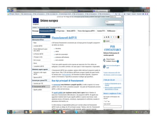 UNIONE EUROPEA 
Fondo Europeo di Sviluppo Regionale 
 