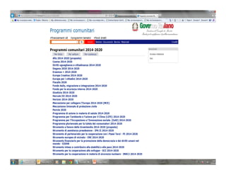 UNIONE EUROPEA 
Fondo Europeo di Sviluppo Regionale 
 