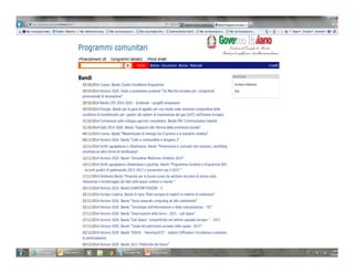 UNIONE EUROPEA 
Fondo Europeo di Sviluppo Regionale 
 