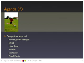 Strategic evaluation of eBay