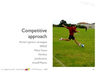 Strategic evaluation of eBay