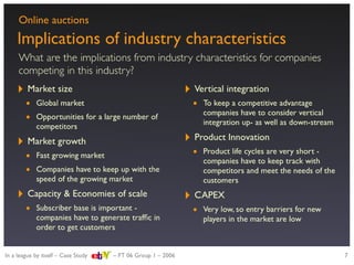 Strategic evaluation of eBay