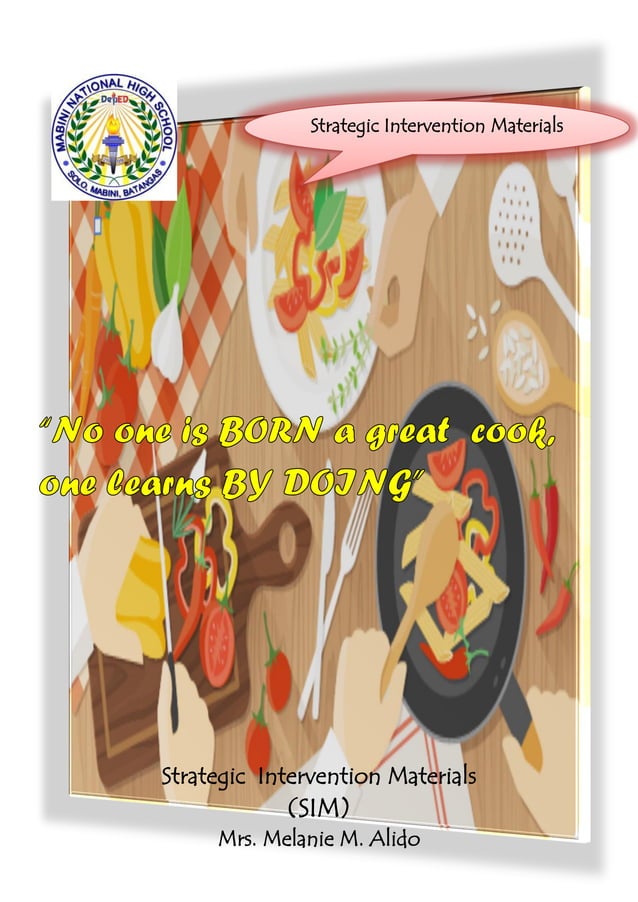 Strategic interventionmaterials tle PDF