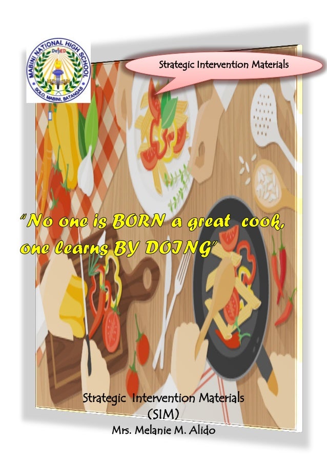 Strategic interventionmaterials tle