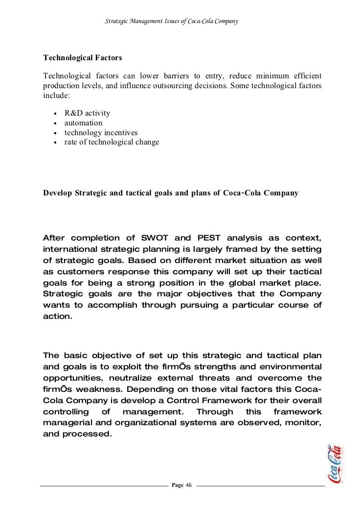 Global Issues Involved In Strategic Management