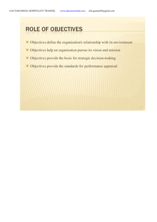 GAUTAM SINGH, HOSPITALITY TRAINER, www.educatererindia.com , info.gautam94@gmail.com
 