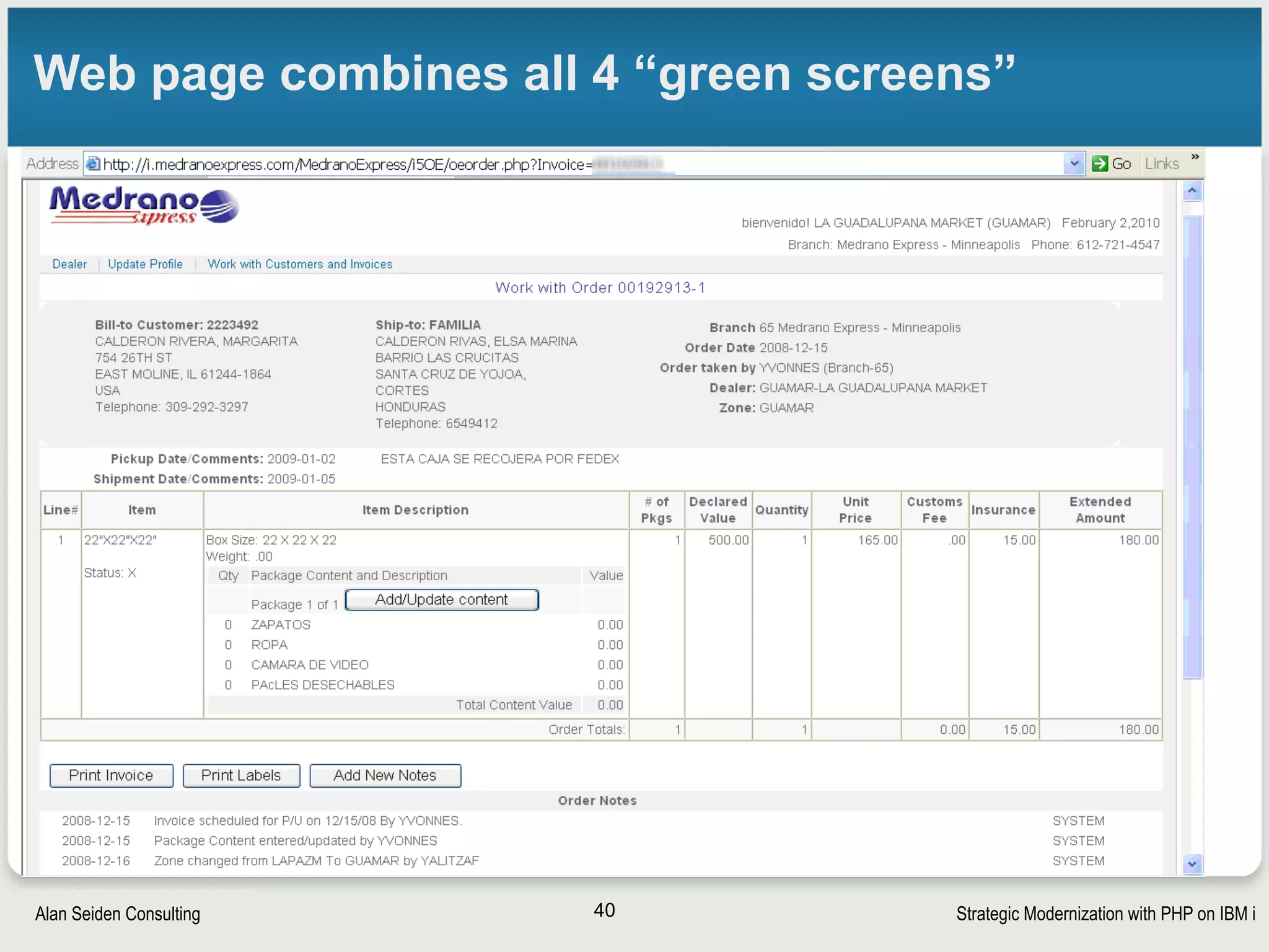 Strategic Modernization with PHP on IBM iSeiden Group
Allied Beverage Group
40
 