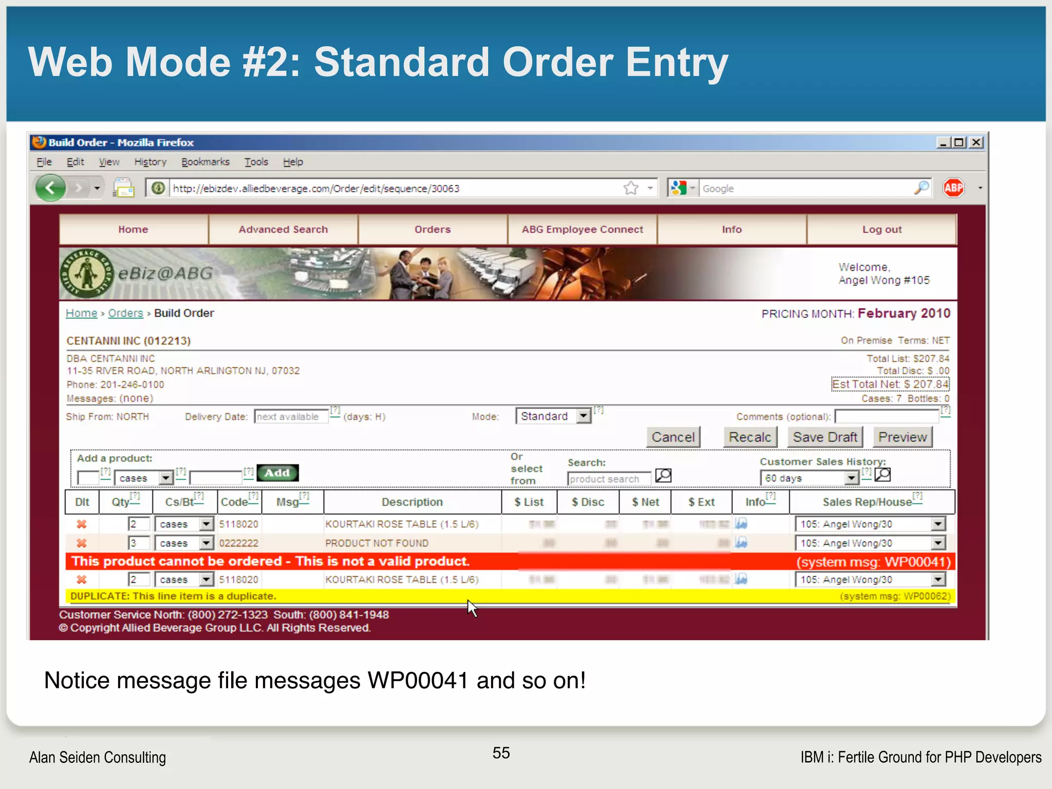 Strategic Modernization with PHP on IBM iSeiden Group
AJAX loads dynamic info
55
 