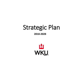 Strategic Plan
2018-2028
 