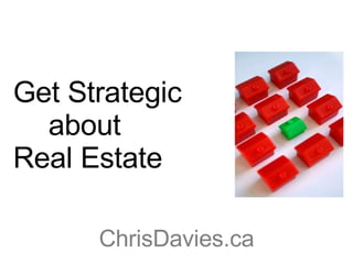 Get Strategic about  Real Estate 