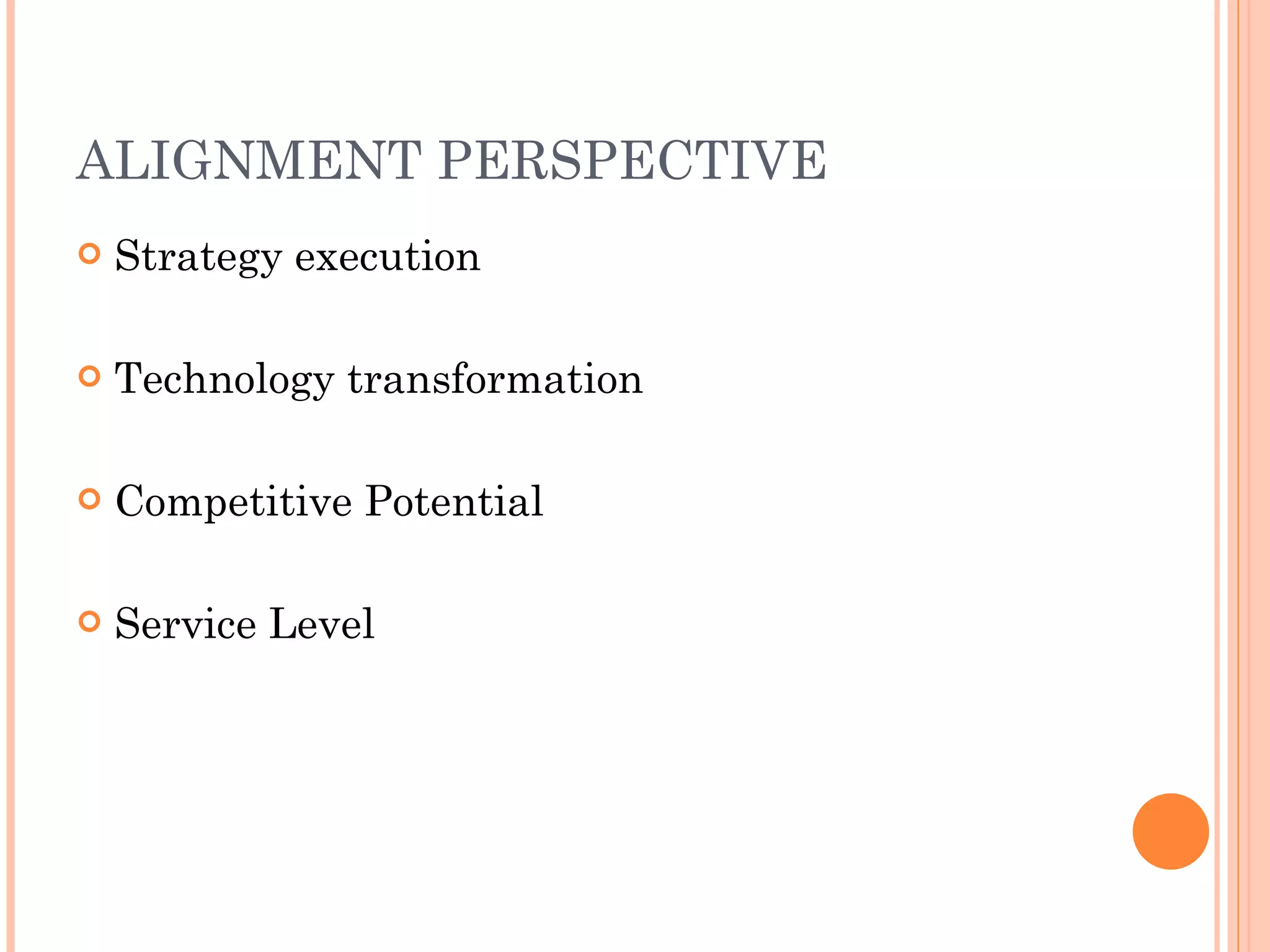 Strategic alignment | PPT