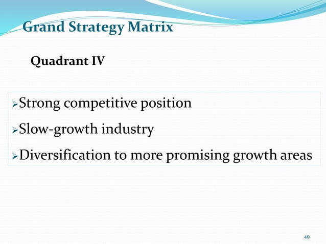 Strategic analysis and choice | PPT