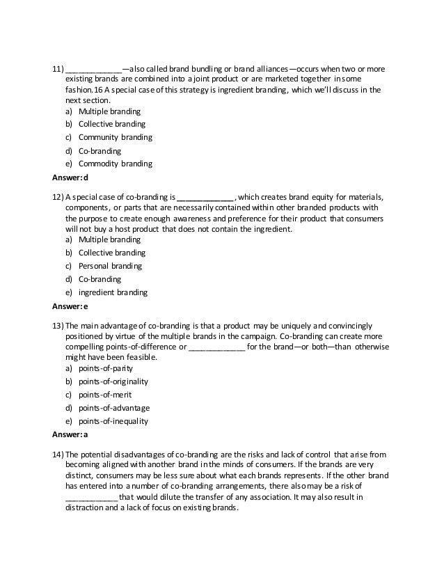 Strategic Brand Management Review English 2 6 2015