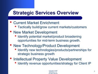 Strategic Marketing/Business Services