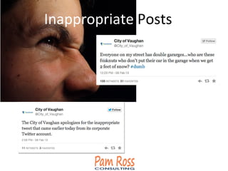 Inappropriate	
  Posts	
  
 