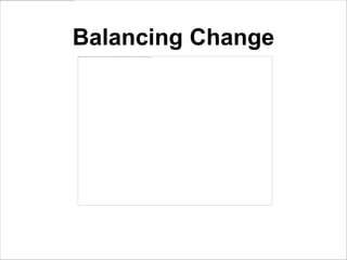 Balancing Change
 