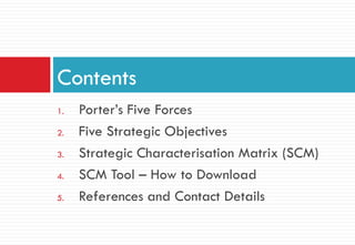 Characterisation Matrix Strategic Characterisation Matrix - How to apply Porter’s Five Forces ...