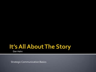 Dan Hahn



Strategic Communication Basics
 