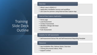 Comprehensive Training on SDMS 4.2 External Data Capture App for ...
