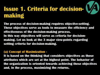 Strategic Decision-Making