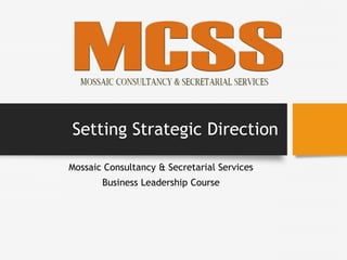 Strategic direction setting | PDF