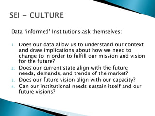 THE BIG THREE
EXTERNAL
Students Competition
INTERNAL
Institution
 