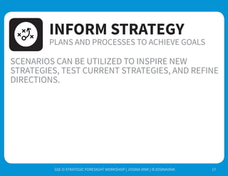 A Brief Overview of Strategic Foresight - Workshop Slides for SSE-O | PDF