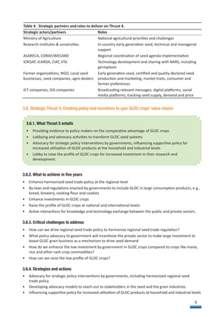 Strategic Framework to Foster Grain Legume and Dryland Cereal Seed Systems Innovations