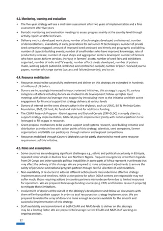 Strategic Framework to Foster Grain Legume and Dryland Cereal Seed Systems Innovations