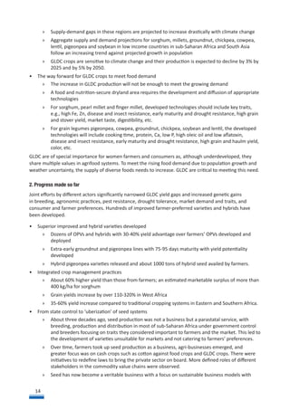 Strategic Framework to Foster Grain Legume and Dryland Cereal Seed Systems Innovations