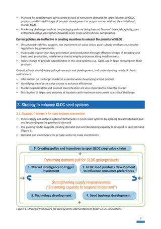 Strategic Framework to Foster Grain Legume and Dryland Cereal Seed Systems Innovations