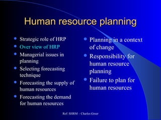 Strategic Human Resource Management | PPT