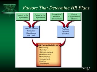 19
Factors That Determine HR Plans
Figure 2–3
 