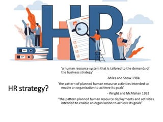 Strategic HRM Alignment Business and HR Excellence | PDF