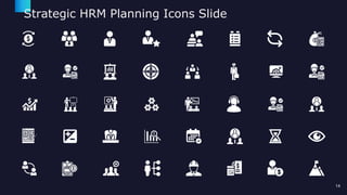 Strategic HRM Planning Icons Slide
14
 