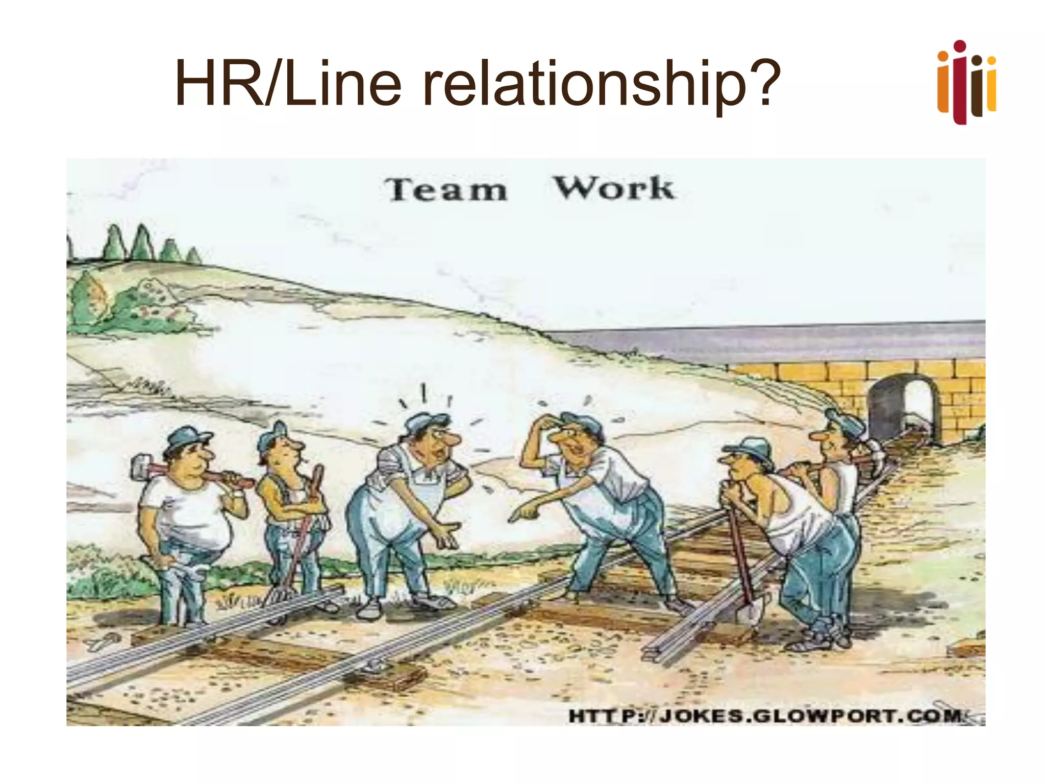 HR/Line relationship?  