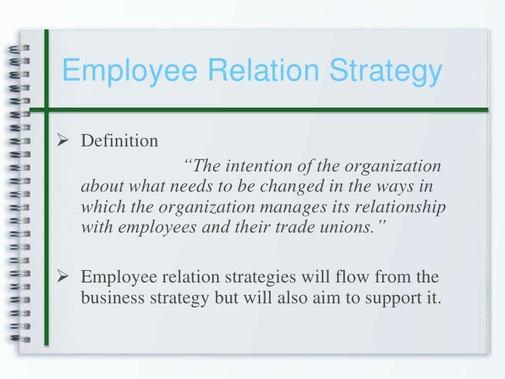 employee relations manager
